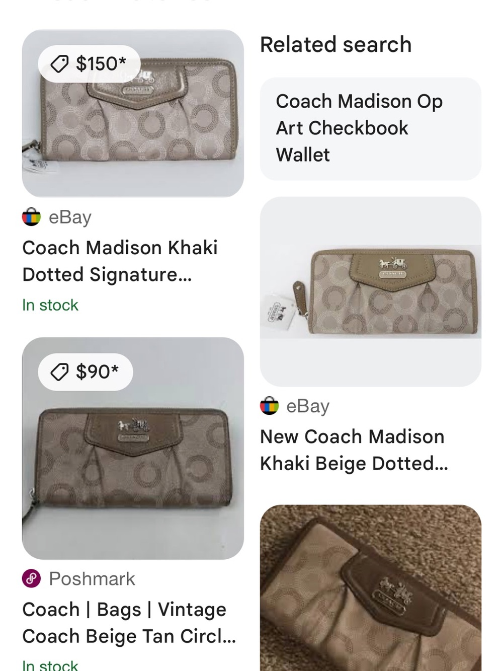 Coach Madison Wallet - Picture 6 of 6